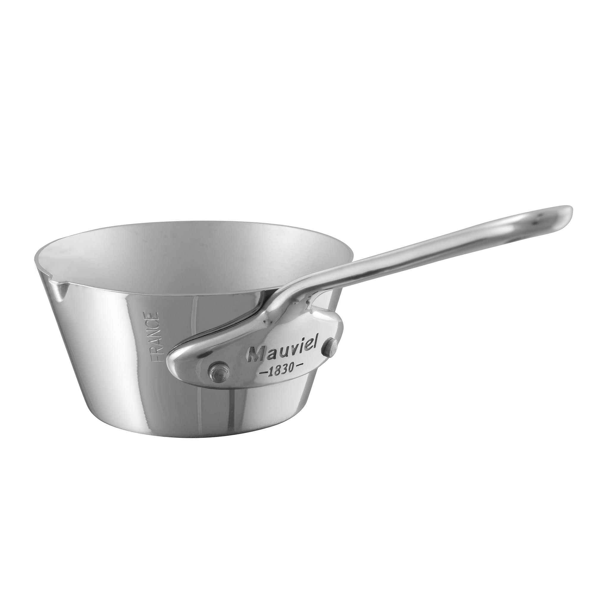 Mauviel ムヴィエール ミニ ソースパン M150C 片手鍋 直径9cm Mauviel M'MINIS Sauce Pan With Stainless Steel Handle, 3.5-In